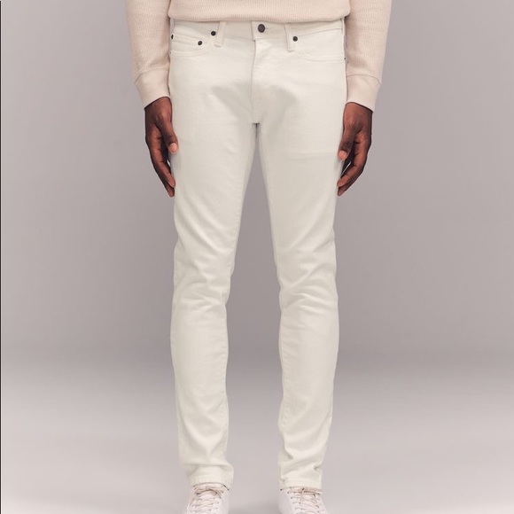 Abercrombie & Fitch Other - Men’s Abercrombie & Fitch white skinny jeans •NWT